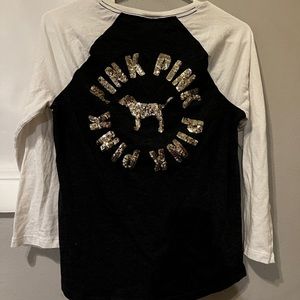 VS PINK baseball tee